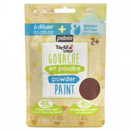 Gouache en poudre - 100 g - Marron