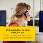 Jabra evolve 65 casque audio mono sans fil - ecouteurs certifiés microsoft teams avec batterie longue durée avec support de char