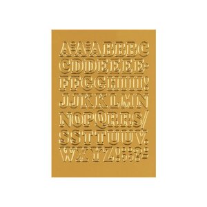 étiquettes à lettres A-Z, (H)12 mm, film en or HERMA