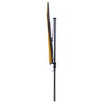 Madison Parasol de balcon Sun Wave 270x150 cm Jaune doré