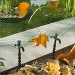 Nature Ensemble de supports de filet 10 Pièces 25 cm