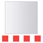 vidaXL Carreau de miroir 8 Pièces Multi-forme Verre