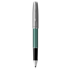 PARKER Sonnet Essentiel Stylo roller Vert Recharge noire pointe fine Coffret cadeau
