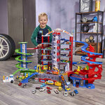 Majorette garage jouet et 6 véhicules moulées sous pression super city