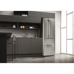 Hotpoint e4dxc1 - réfrigérateur multi-portes - 399l (292+107) - froid ventilé - l 70cm x h 195.5cm - silver