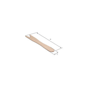 Fourchette bois naturel 8 5 cm avec distributeur - sdg - lot de 10 000 -  - bois