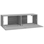 vidaXL Ensemble de meubles TV 6 Pièces Sonoma gris Bois d'ingénierie