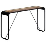 vidaXL Table console 140x35x76 cm Bois de récupération massif