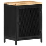 vidaXL Table de chevet 40x30x53 cm Bois de manguier massif brut