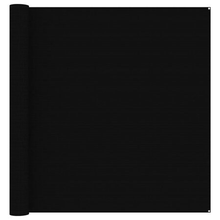 vidaXL Tapis de tente 300x500 cm Noir