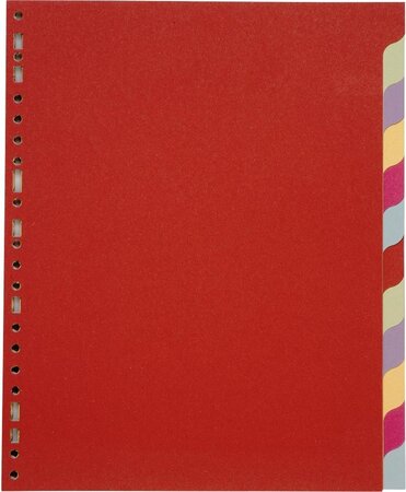 Jeu de 12 intercalaires format A4 MAXI Carte Recyclée 220g COUTAL