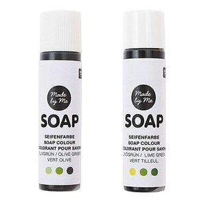 2 colorants pour savon 10 ml - Vert