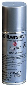 Spray argenté convient pour polystyrène 150 ml