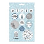 Livret D'Autocollants Foil Cosy Xmas