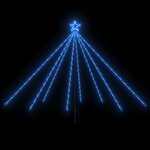 vidaXL Lumières d'arbre de Noël Intérieur/Extérieur 400 LED bleu 2 5 m