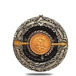 THE TRAP WITH THE GOLDEN BAIT Roman Booteen's monnaie - Morgan Dollar & 2 peso gold