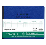 Registre des visites 25x32cm 80 pages EXACOMPTA