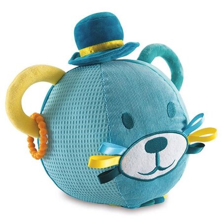 LUDI Balle d'éveil Ours - Diametre 20 cm