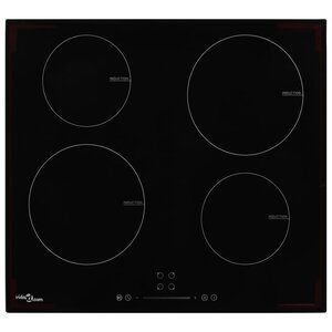 vidaXL Plaque de cuisson à induction 4 brûleurs Contrôle tactile 7000W