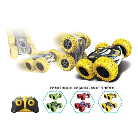 Exost 360 cross voiture télécommandée - 20257 - 2 4ghz échelle 1:18 - assortiment 3 couleurs rouge  jaune ou vert