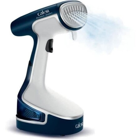 CALOR Défroisseur vapeur a main Access'steam - DR8085C0 - 10 mn d'autonomie - 0,2 L - Bleu/Blanc