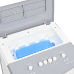 vidaXL Refroidisseur d’air portable 3 en 1 Blanc 264x255x680 mm 80 W