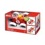 Brio Voiture de course Play & Learn - Boutons directionnels - Jouet d'éveil Premier âge - Ravensburger - Des 18 mois - 30234