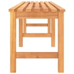 vidaXL Banc de jardin 180 cm Bois de teck solide