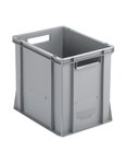 (BAC PLASTIQUE PP NORME EUROPE) Bac plastique multi-usages poignées ouvertes 400 x 300 x 240