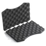 Mousse de calage pour mallette plastique noire haute résistance tekno2011 (lot de 16)