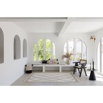 Tapis coton Berbère - beige - 140 x 200