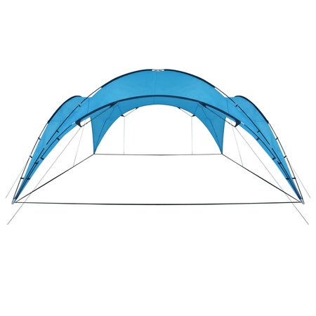 vidaXL Arceau de tente de réception 450x450x265 cm Bleu clair