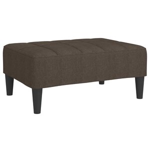 vidaXL Repose-pied Marron 78x56x32 cm Tissu