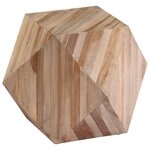 vidaXL Table d'appoint Teck recyclé 40x40x40 cm