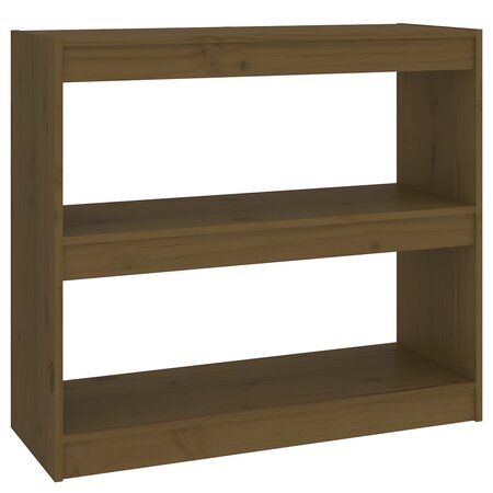 vidaXL Bibliothèque/Séparateur de pièce Marron miel 80x30x71 5 cm Pin