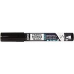 Marqueur peinture 7a pour tissus - opaque 4 mm noir pébéo