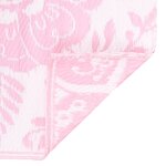vidaXL Tapis d'extérieur Rose 160x230 cm PP