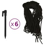 vidaXL Décoration gonflable Merry Christmas avec LED 197 cm