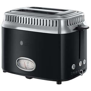 Russell hobbs grille-pain retro noir classique 1300 w