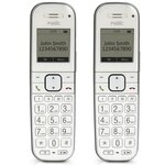 Fysic téléphone dect fx-9000 duo double blanc