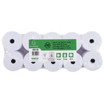 Bobine Pour Machine À Calculer 70x70 Mm - 1 Pli Offset Extra-blanc 60g/m2. - X 50 - Exacompta