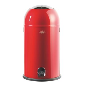 Poubelle kickmaster wesco rouge