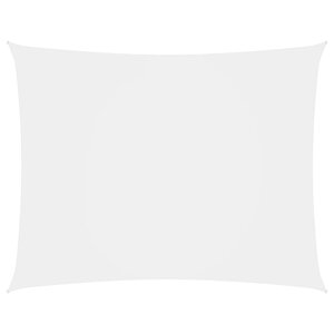 vidaXL Voile de parasol Tissu Oxford rectangulaire 3x4 5 m Blanc