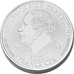 Pièce de monnaie en Argent 2000 Francs g 31.1 (1 oz) Millésime 2023 SANTA CLAUS