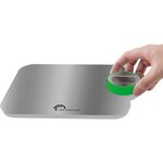 LITTLE BALANCE 8223 Kinetic Premium, Balance de cuisine sans pile, Rechargeable par son bouton Little Balance, 5 kg / 1 g, Inox