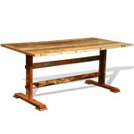 vidaXL Table de salle à manger vintage Bois recyclé