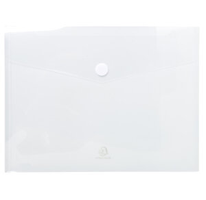 Sachet De 5 Pochettes-enveloppes Polypropylène - A4 - Incolore - X 10 - Exacompta