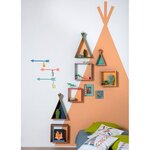 Étagère en bois Tipi 2 pièces