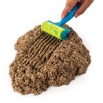 Kinetic sand - sable magique - coffret plage 340g + 9 accessoires - sable cinétique et coloré a modeler - 6037424 - jouet 3 ans