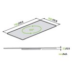 MELICONI ROTOBASE ELITE L Plateau TV rotatif